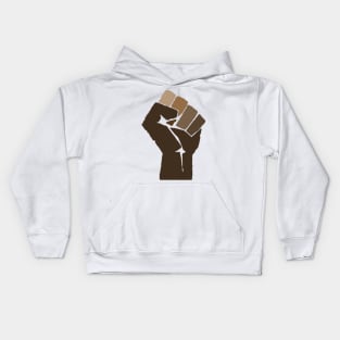 Black Power Fist Kids Hoodie